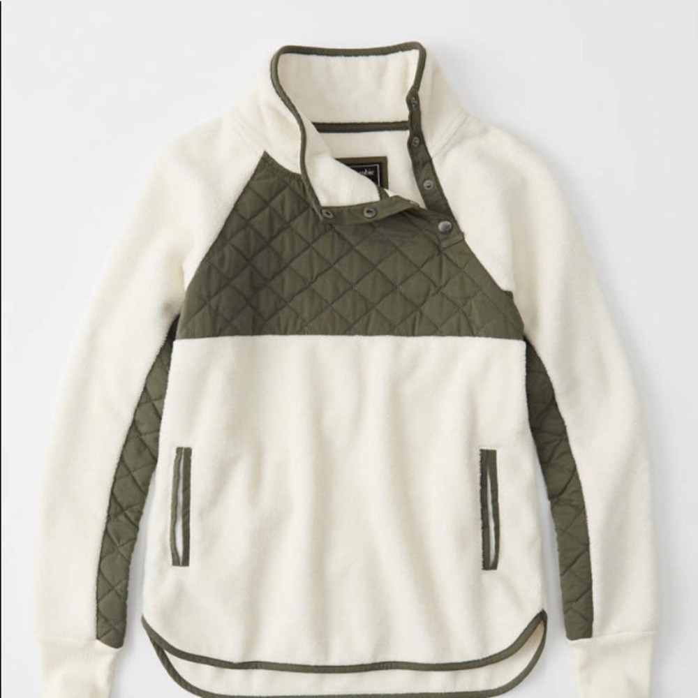 Abercrombie Mock Neck Fleece
